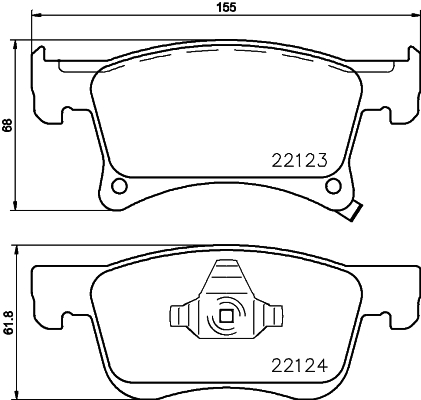 Remblokset Mintex MDB3784
