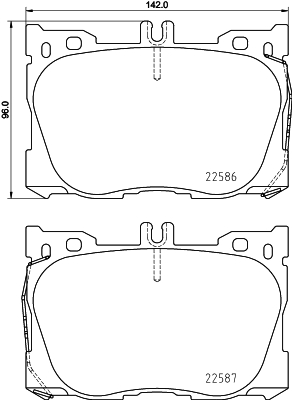Remblokset Mintex MDB3892
