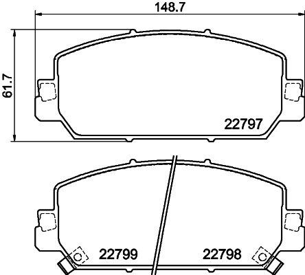 Remblokset Mintex MDB4054