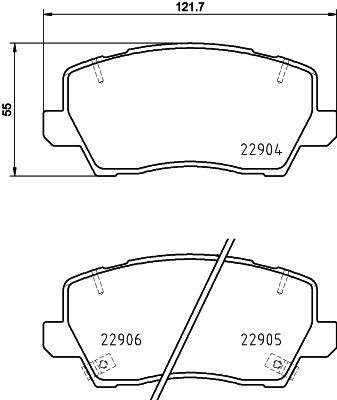 Remblokset Mintex MDB4079