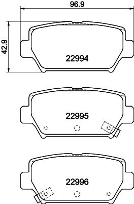 Remblokset Mintex MDB4097