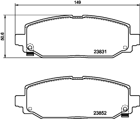 Remblokset Mintex MDB4133
