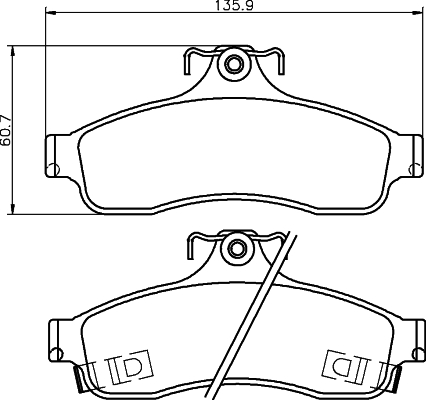 Remblokset Mintex MDB2307