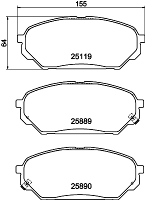 Remblokset Mintex MDB3404