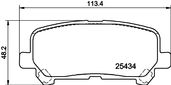 Remblokset Mintex MDB3457
