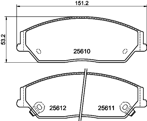Remblokset Mintex MDB3290