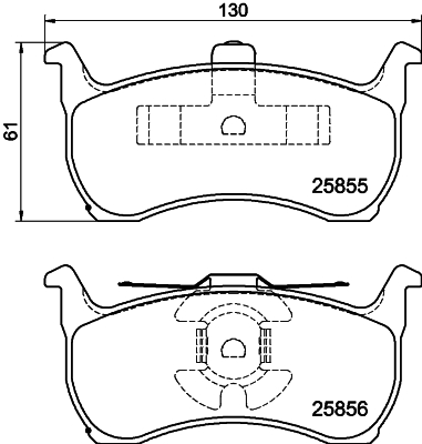 Remblokset Mintex MDB3330