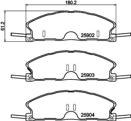 Remblokset Mintex MDB3857