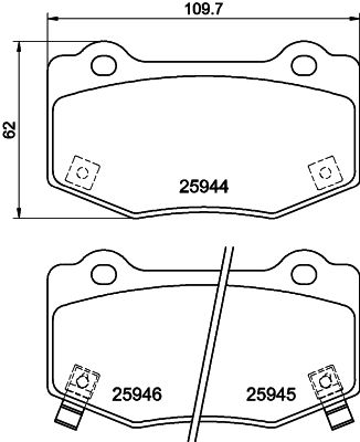 Remblokset Mintex MDB4308