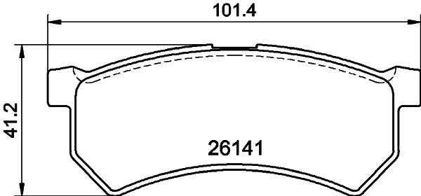 Remblokset Mintex MDB4162