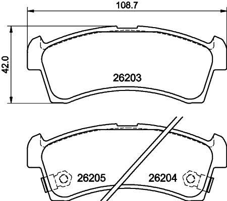Remblokset Mintex MDB3453
