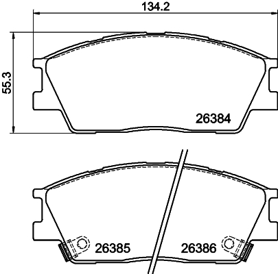 Remblokset Mintex MDB3472