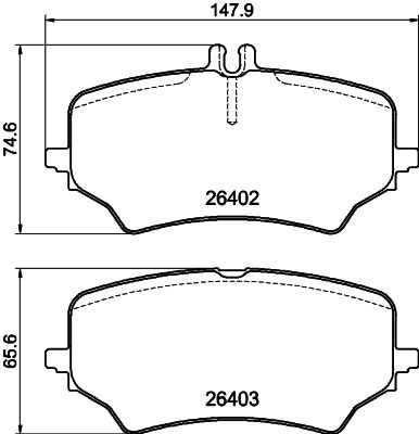 Remblokset Mintex MDB3520