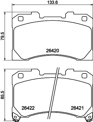 Remblokset Mintex MDB3481