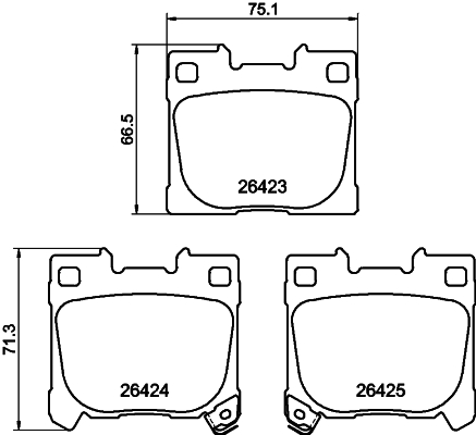 Remblokset Mintex MDB3480