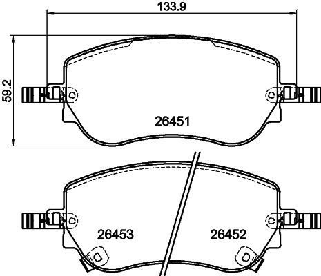 Remblokset Mintex MDB3491