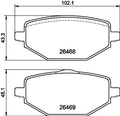 Remblokset Mintex MDB3504