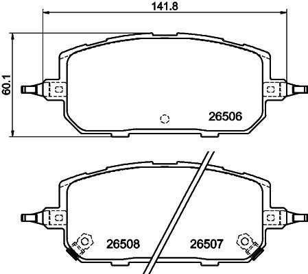 Remblokset Mintex MDB3502