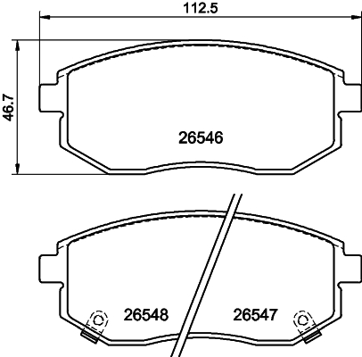 Remblokset Mintex MDB4351