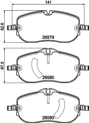 Remblokset Mintex MDB3513
