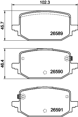 Remblokset Mintex MDB3552