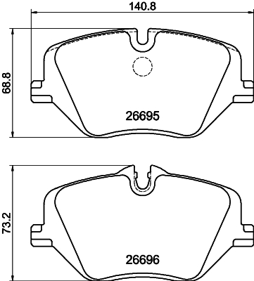 Remblokset Mintex MDB3528