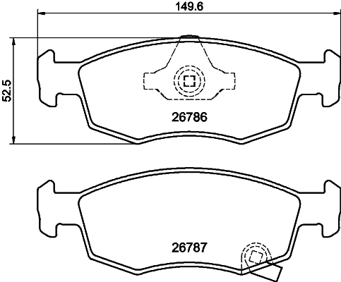 Remblokset Mintex MDB4341