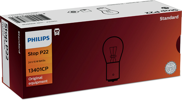 Gloeilamp, derde remlicht Philips 13401CP