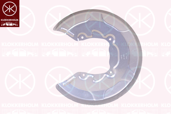 Dekplaat, remschijf Klokkerholm 0071870