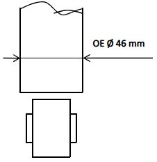 Schokdemper KYB 3410135