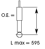 Schokdemper KYB 353017