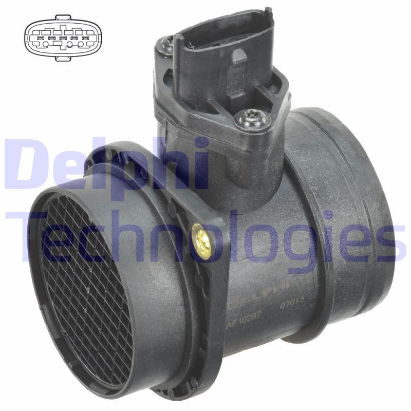 Luchtmassameter Delphi Diesel AF10297-12B1