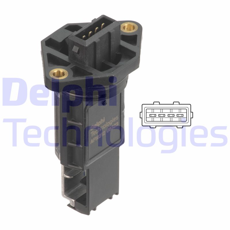 Luchtmassameter Delphi Diesel AF10312-12B1
