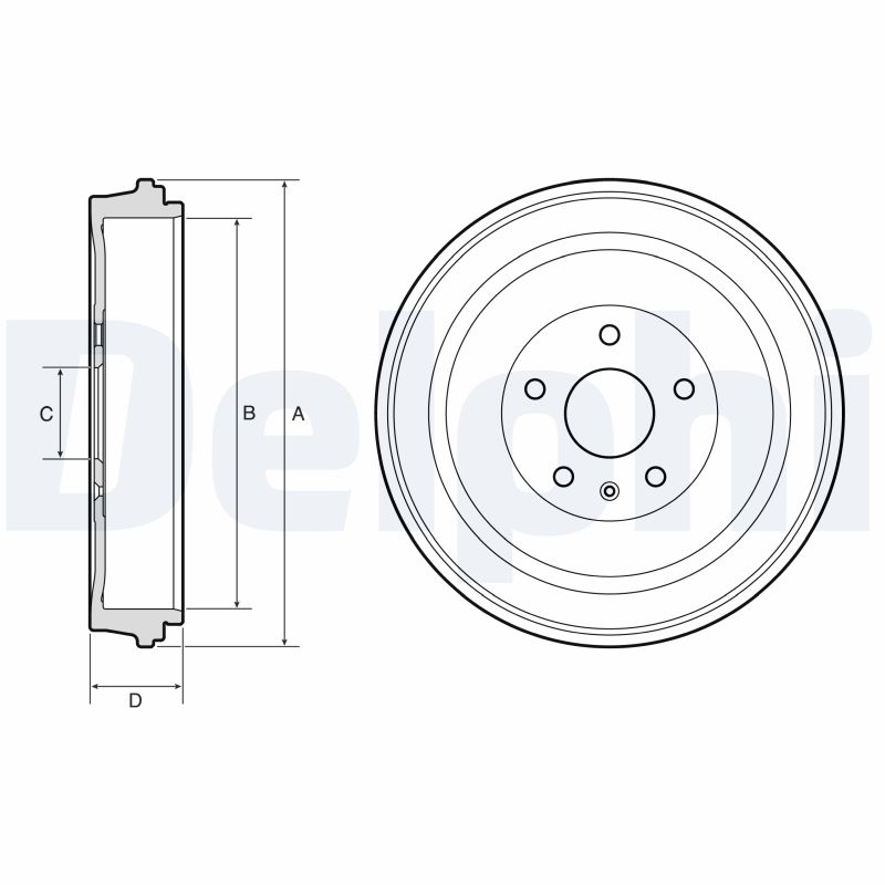 Remtrommel Delphi Diesel BF653