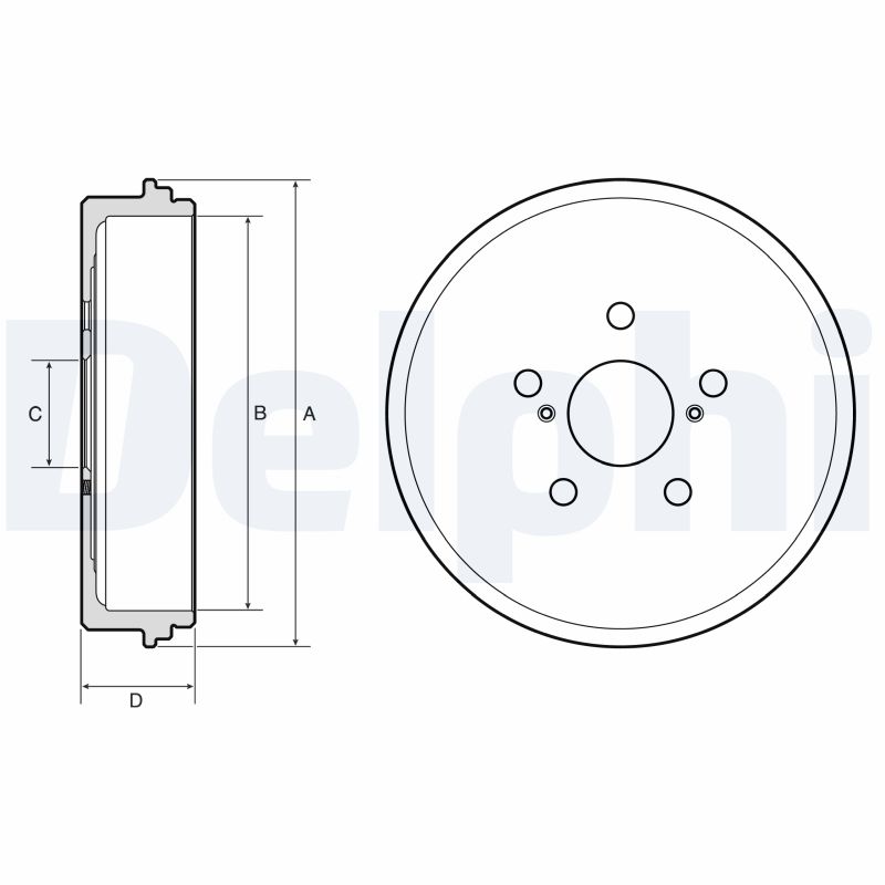 Remtrommel Delphi Diesel BF654