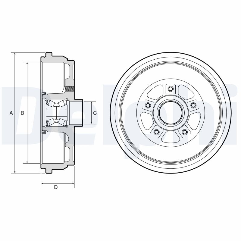 Remtrommel Delphi Diesel BFR656