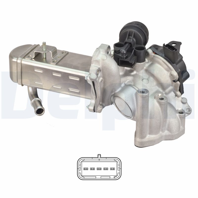 EGR-klep Delphi Diesel EG10580-12B1