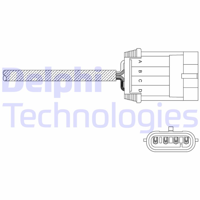 Lambda-sonde Delphi Diesel ES11050-12B1