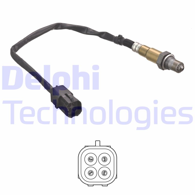 Lambda-sonde Delphi Diesel ES21075-12B1
