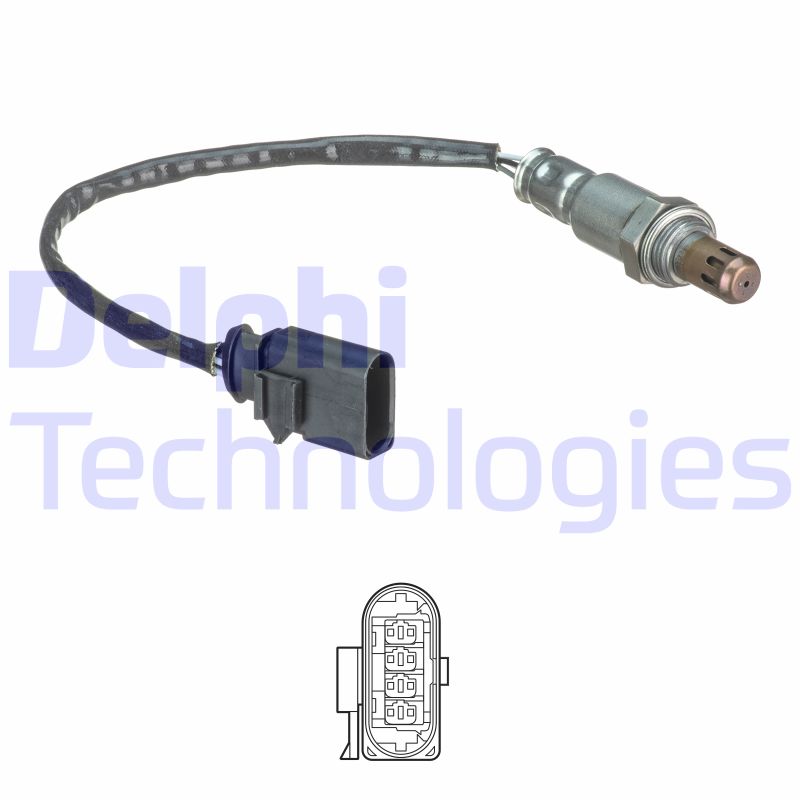 Lambda-sonde Delphi Diesel ES21097-12B1