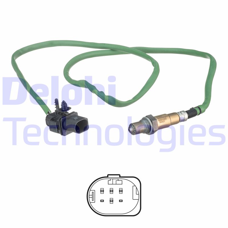 Lambda-sonde Delphi Diesel ES21203-12B1