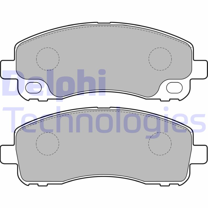 Remblokset Delphi Diesel LP2204