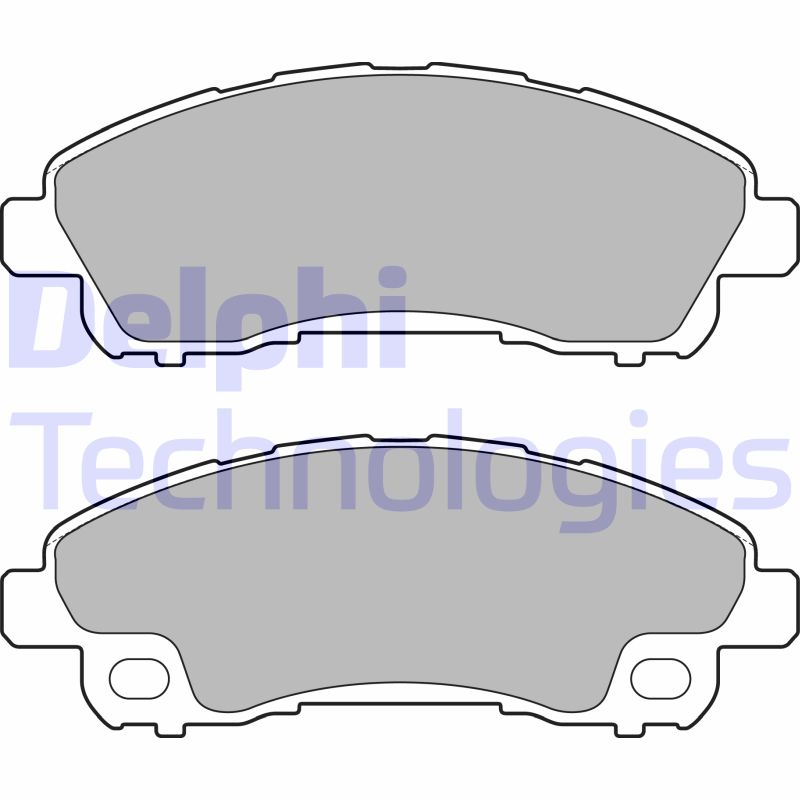 Remblokset Delphi Diesel LP2716