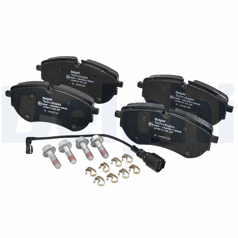 Remblokkenset, schijfrem Delphi Diesel LP3910
