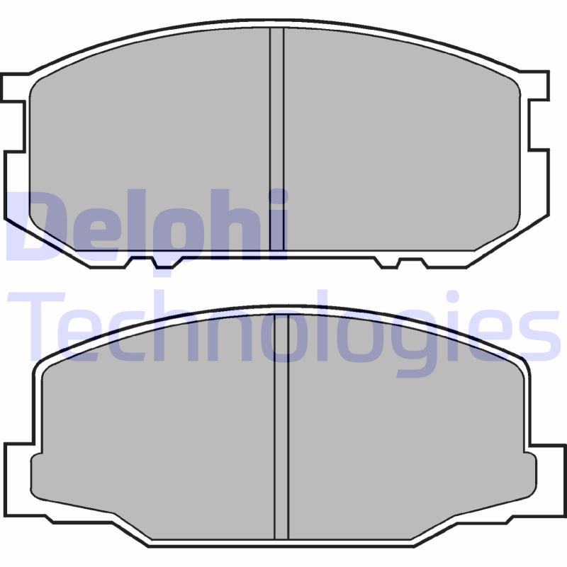 Remblokset Delphi Diesel LP456