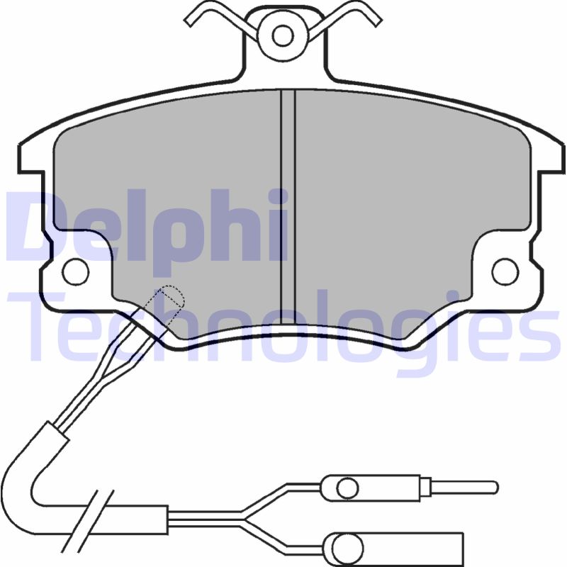 Remblokset Delphi Diesel LP496