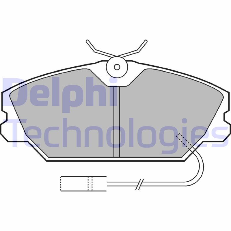 Remblokset Delphi Diesel LP539