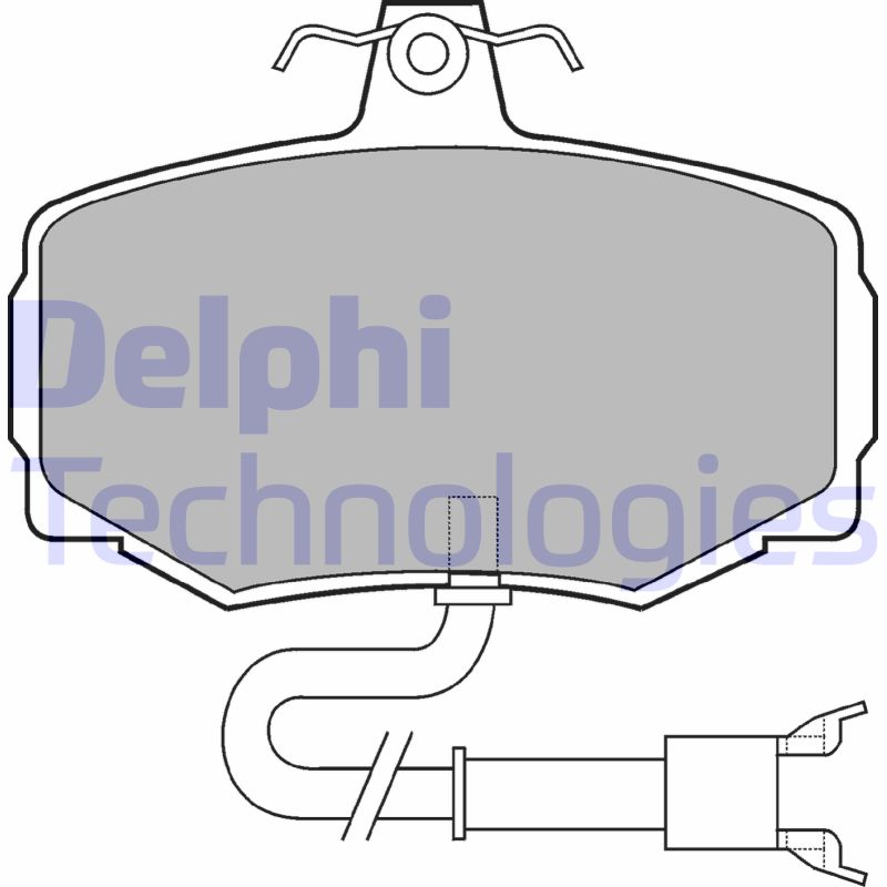 Remblokset Delphi Diesel LP600