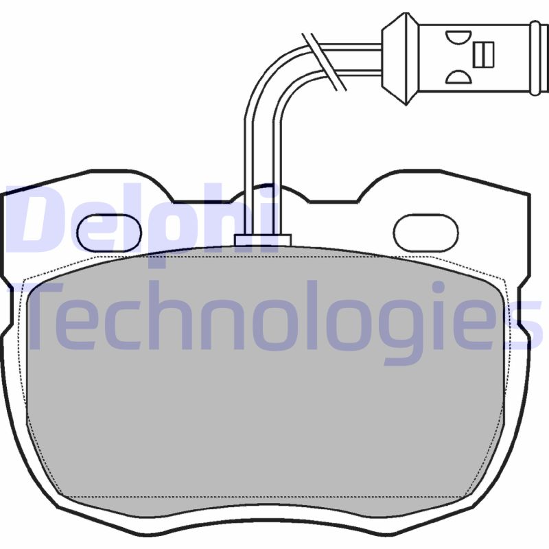 Remblokset Delphi Diesel LP730