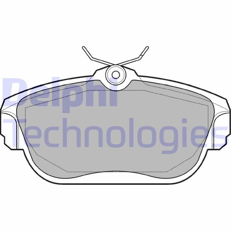 Remblokset Delphi Diesel LP737